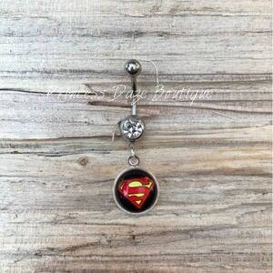 Superman Belly Button Ring‎